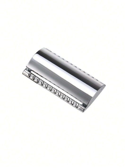 1pc Men Safety Razor Head, Manual Razor Head, Metal Razor Head Without Blade