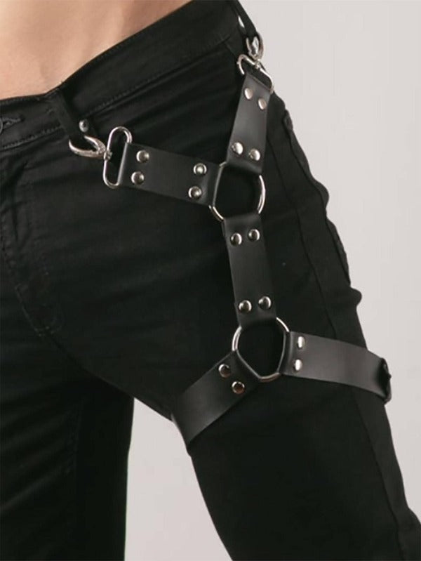 Men Ring Linked Garter Belt