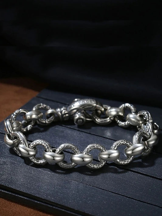 Men Snake Design Bracelet