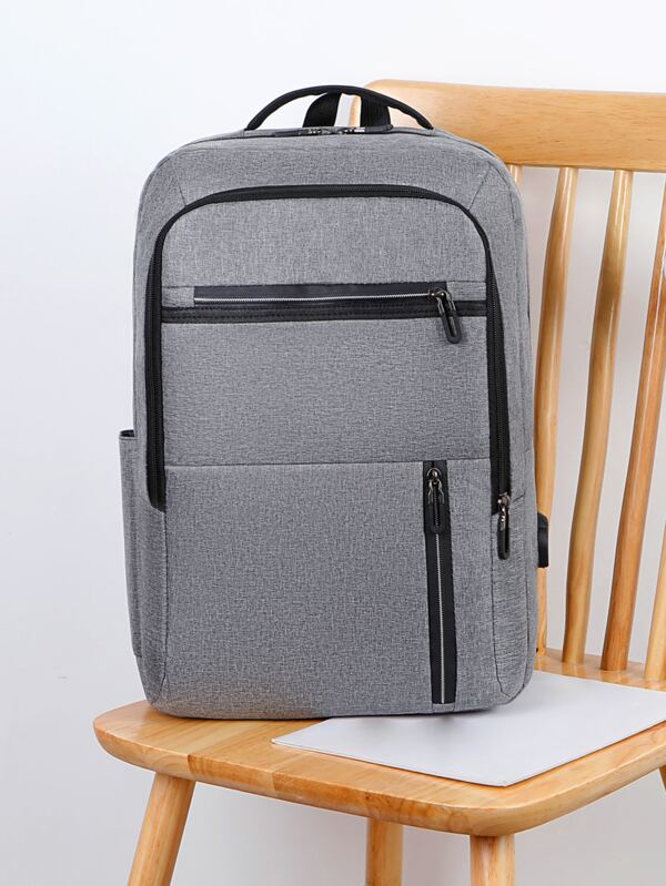 Men USB Charging Port Laptop Backpack