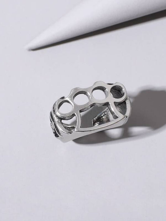 Fashionable and Popular Men Hollow Out Ring Alloy for Vacation and for a Stylish Look