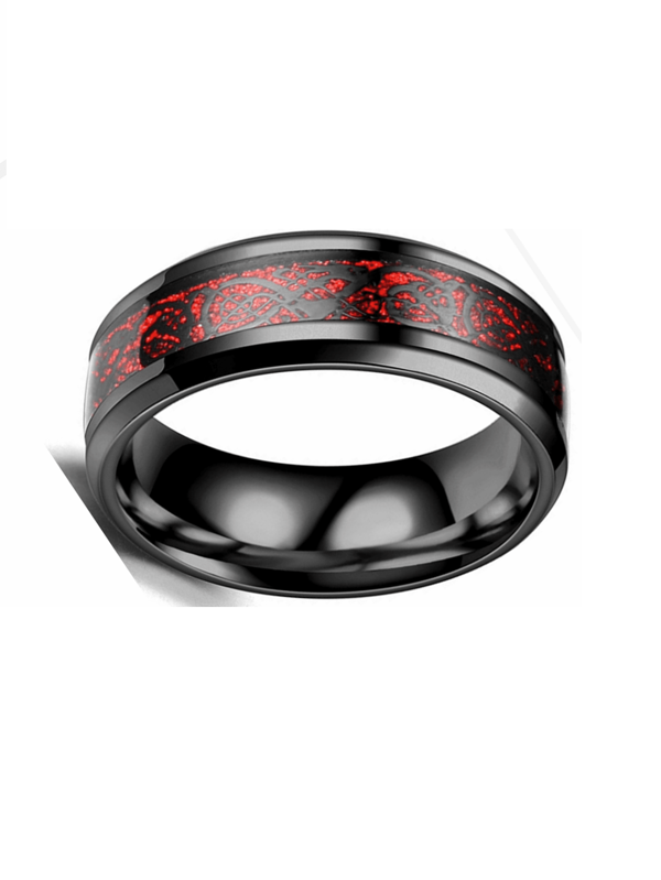 Fashion Graphic Ring For Men For Daily Decoration