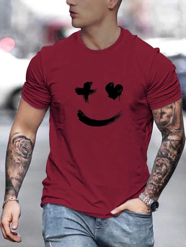 Men Cartoon Graphic Tee