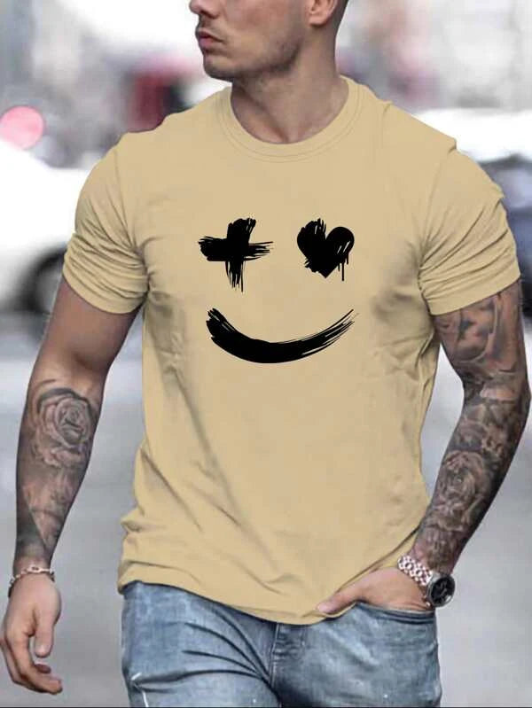 Men Cartoon Graphic Tee