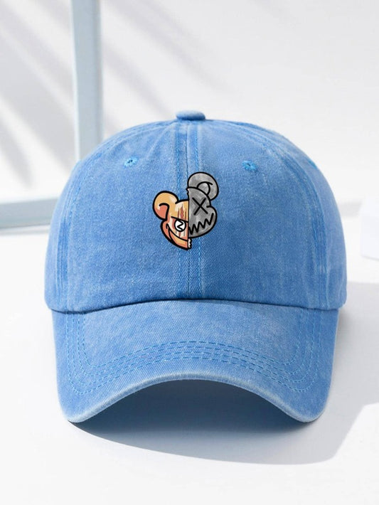 1pc Men Cartoon Graphic Casual Style Baseball Cap, For Daily Life