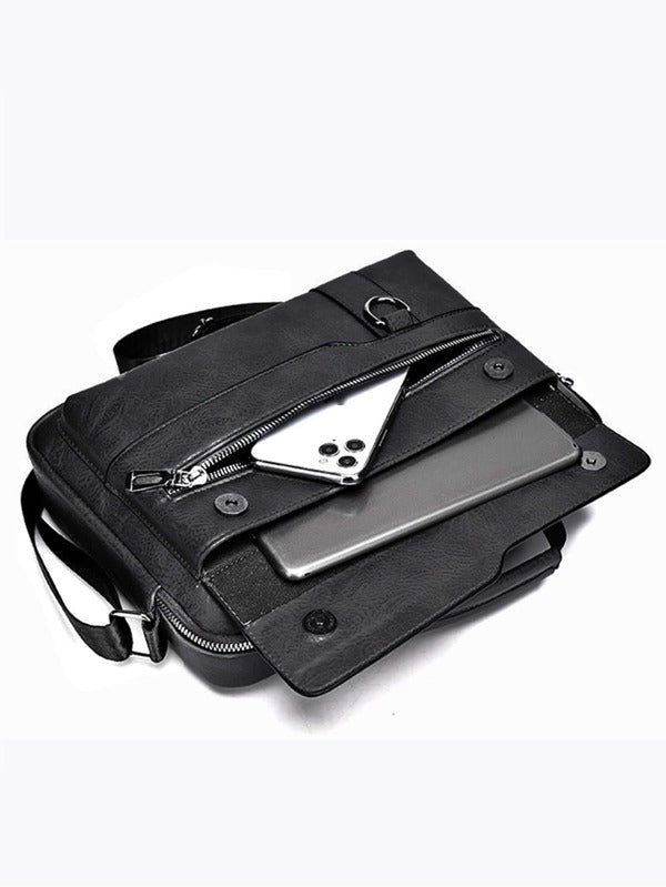 Men Crossbody Bag Handbag Business Briefcase Laptop Large Male Top Handle Shoulder Bag