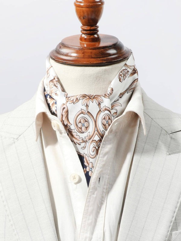 Men Scroll Print Bandana