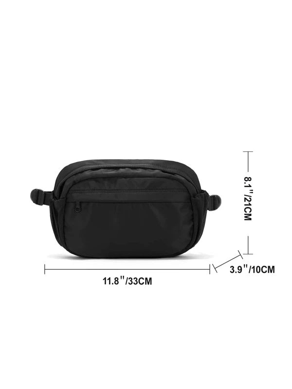 Mini men's chest bag ins trendy cool small bag Japanese casual diagonal cross bag Women's trendy sports shoulder bag Men's bag waist bag One shoulder shoulder shoulder bag suitable for men and women outdoor running