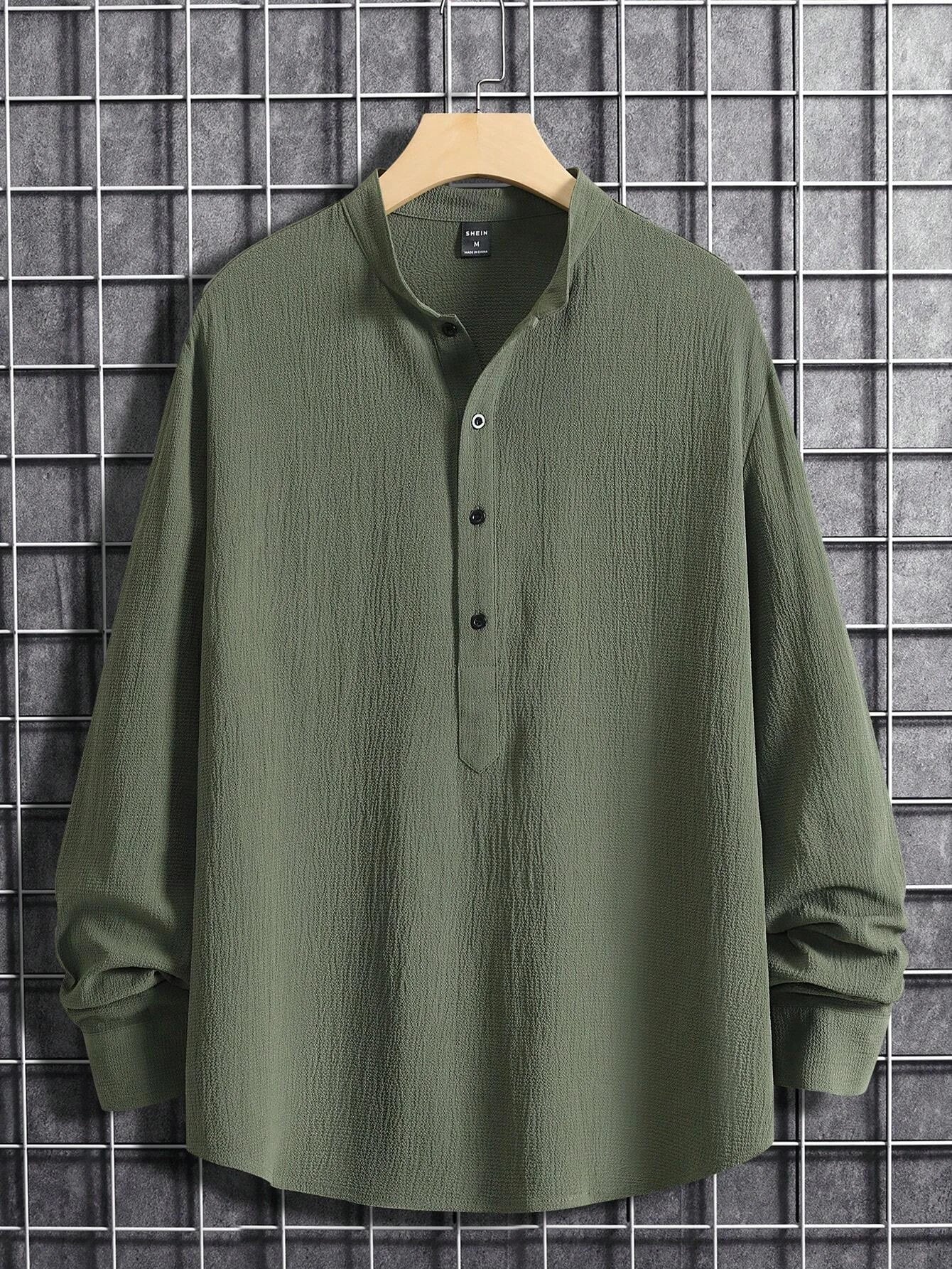 Men Half Button Shirts