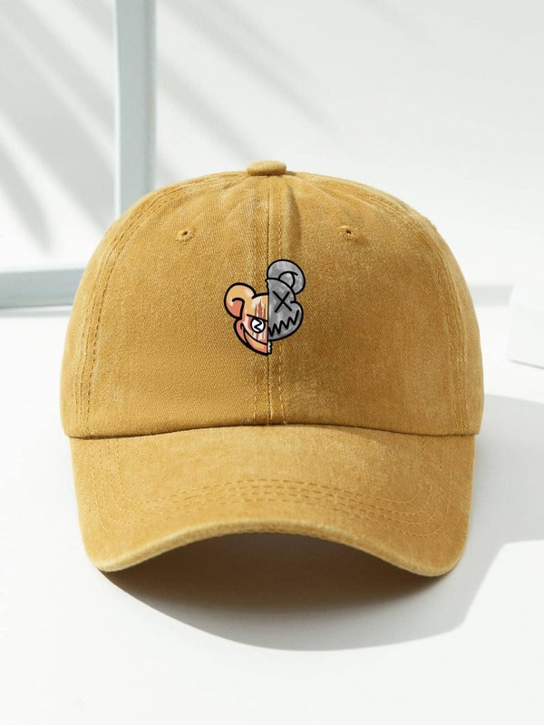 1pc Men Cartoon Graphic Casual Style Baseball Cap, For Daily Life