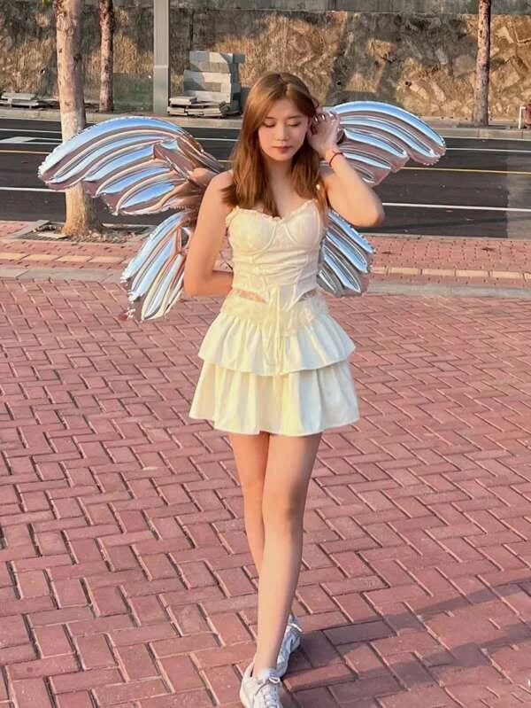 1pc Women Wing Design Fashion Costume Prop For Party