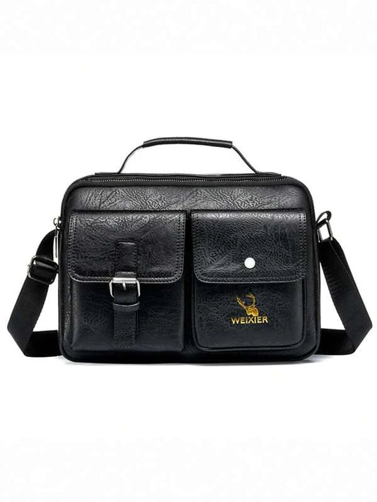 Men Handbag Tote Bag Shoulder Cross Body Bag Retro Briefcase Business Male Top Handle Messenger Bag