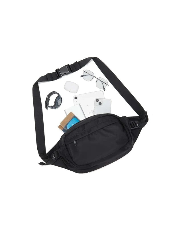 Mini men's chest bag ins trendy cool small bag Japanese casual diagonal cross bag Women's trendy sports shoulder bag Men's bag waist bag One shoulder shoulder shoulder bag suitable for men and women outdoor running