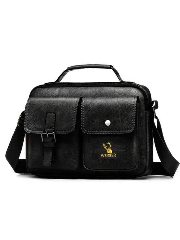 Men Handbag Tote Bag Shoulder Cross Body Bag Retro Briefcase Business Male Top Handle Messenger Bag