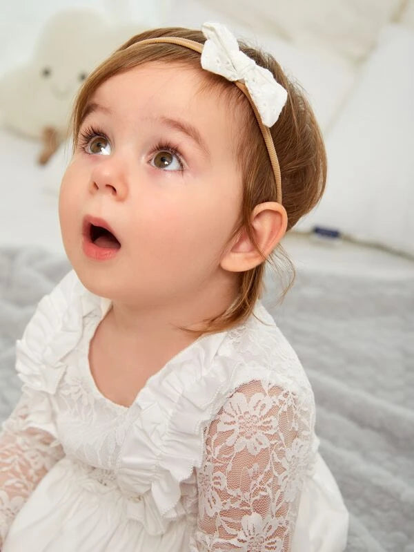 4pcs Baby Bow Decor Headband