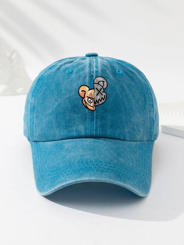 1pc Men Cartoon Graphic Casual Style Baseball Cap, For Daily Life