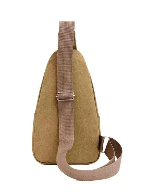 Mini Chest Bag Canvas Bag 2023 New Men's Crossbody Bag Men's Single Shoulder Bag