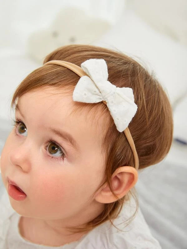 4pcs Baby Bow Decor Headband