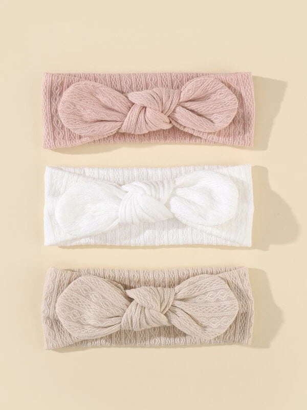 3pcs Baby Knot Design Hair Band