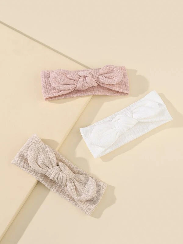 3pcs Baby Knot Design Hair Band