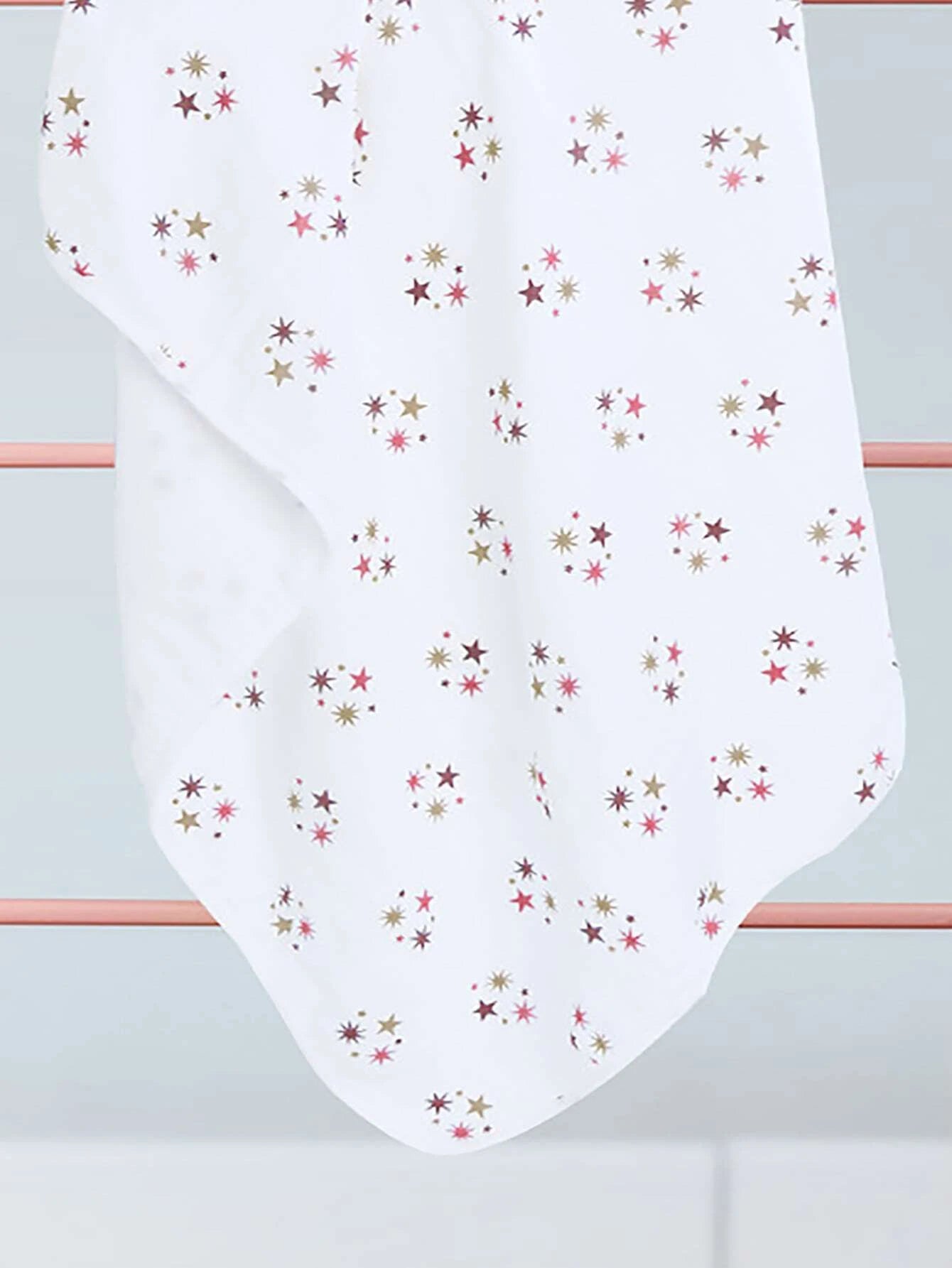 Star Print Baby Swaddling Blanket