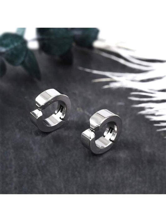 1 Pair Non-Piercing Earrings Ear Clip Fake Ear Hoops for Men and Women Punk Non Ears Pierced Adjustable Stainless Steel Earrings Fashion Clip Earrings Party Dating Holiday Gifts