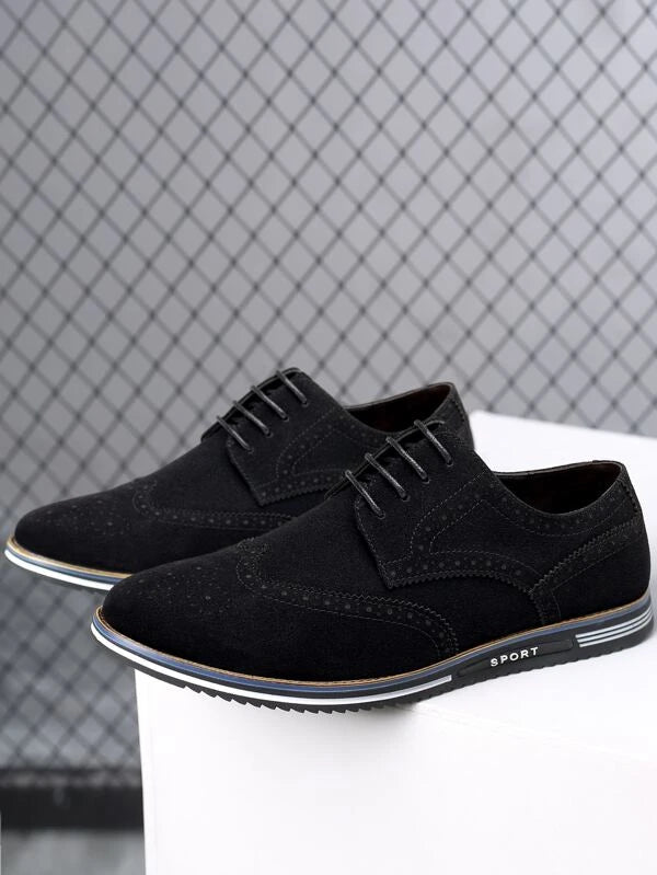 Men Lace-up Front Dress Shoes