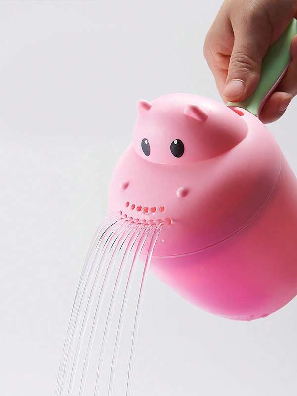 1pc Baby Random Hippo Design Hair Cleaning Bottle