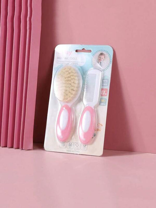 Baby Safety Bath Hair Brush & Comb Set For Daily Use