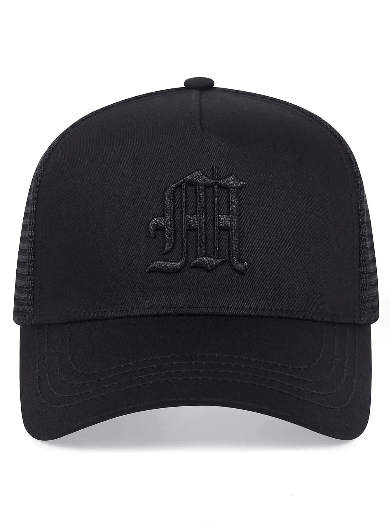 Men Letter Embroidery Trucker Hat