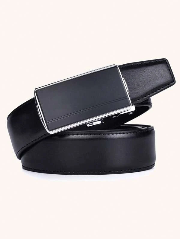 1pc Men Automatic Buckle Casual Belt For Daily Life