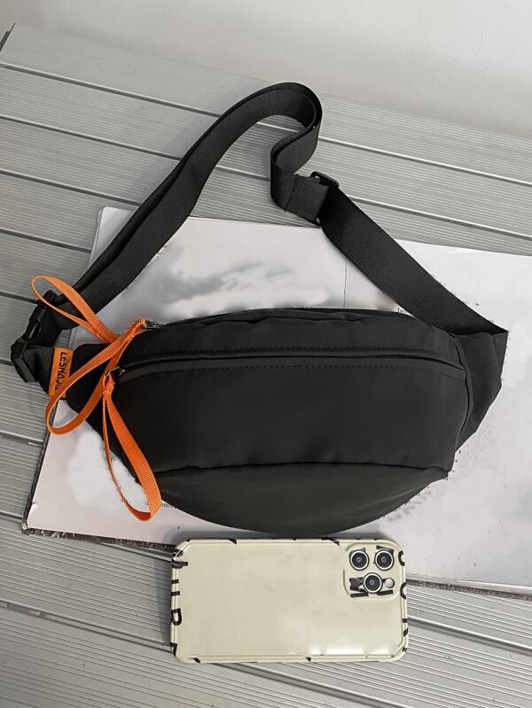 Solid Color Men's Waist Bag