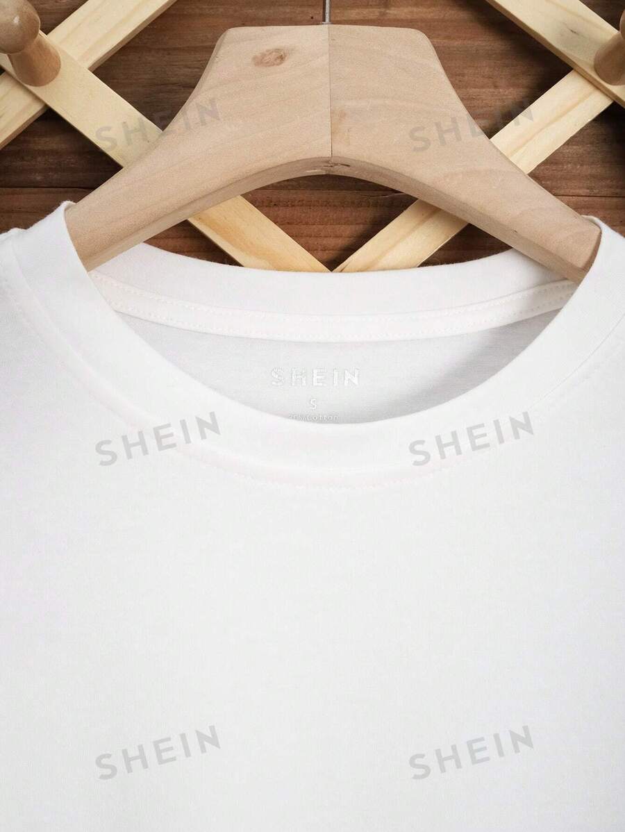 SHEIN Essnce Plus Size Summer Landscape & Letter Printed Casual T-Shirt, ROME ITALY THE ETERNAL CITY