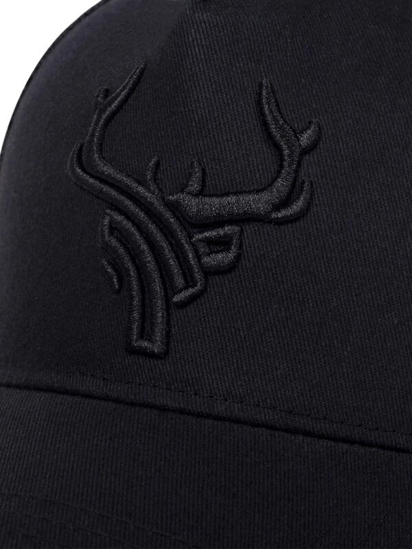 Men Antlers Embroidered Trucker Hat