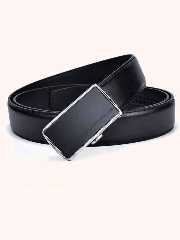 1pc Men Automatic Buckle Casual Belt For Daily Life