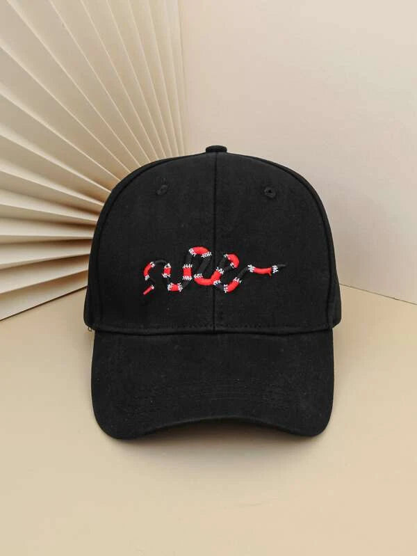 Men Embroidery Detail Baseball Cap