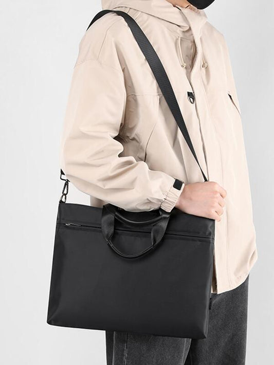 Business Casual Briefcase With Adjustable Shoulder Strap