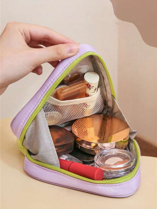 Triangle Shaped Makeup Bag