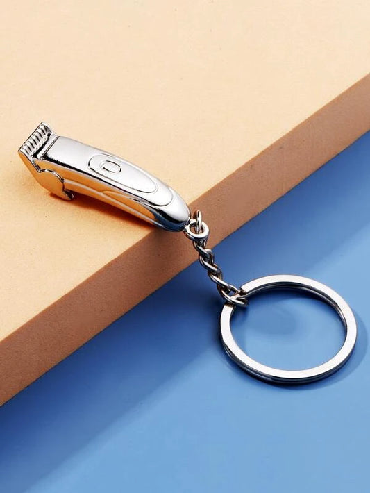 1pcs Men Hair Clipper Charm Keychain