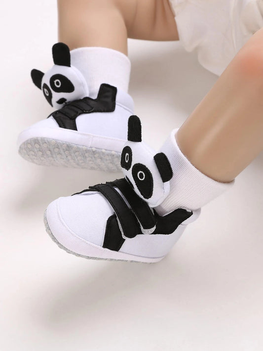 Baby Panda Decor Hook-and-loop Fastener Boots