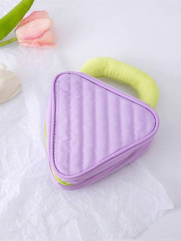 Triangle Shaped Makeup Bag