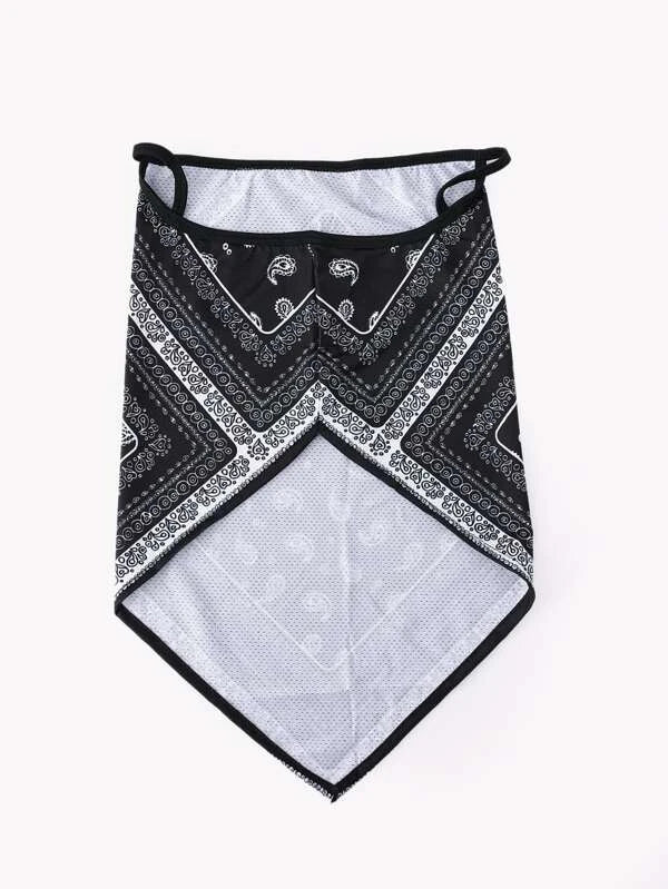 Men Paisley Print Neck Gaiter