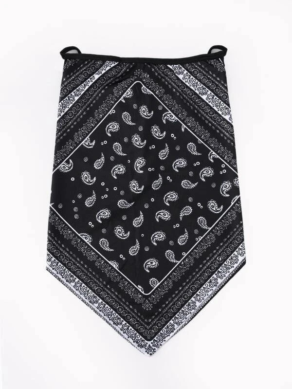 Men Paisley Print Neck Gaiter