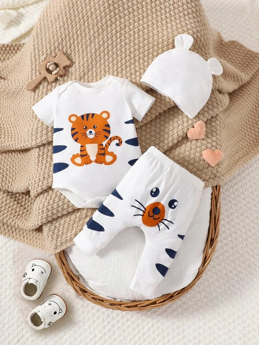 Baby Cartoon Graphic Bodysuit & Pants