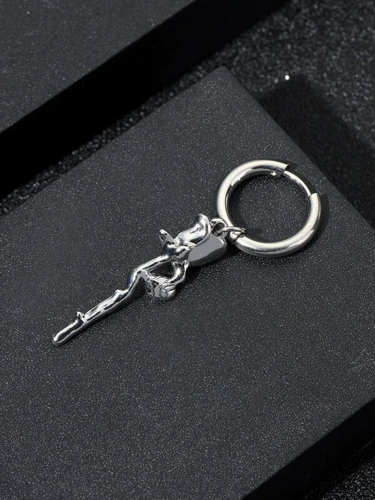 1pc Men Sword Drop Earring