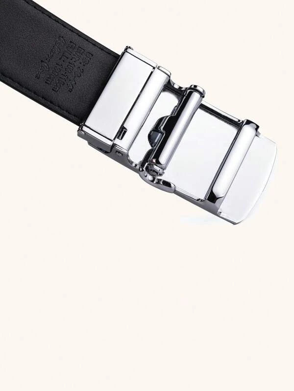 1pc Men Automatic Buckle Casual Belt For Daily Life