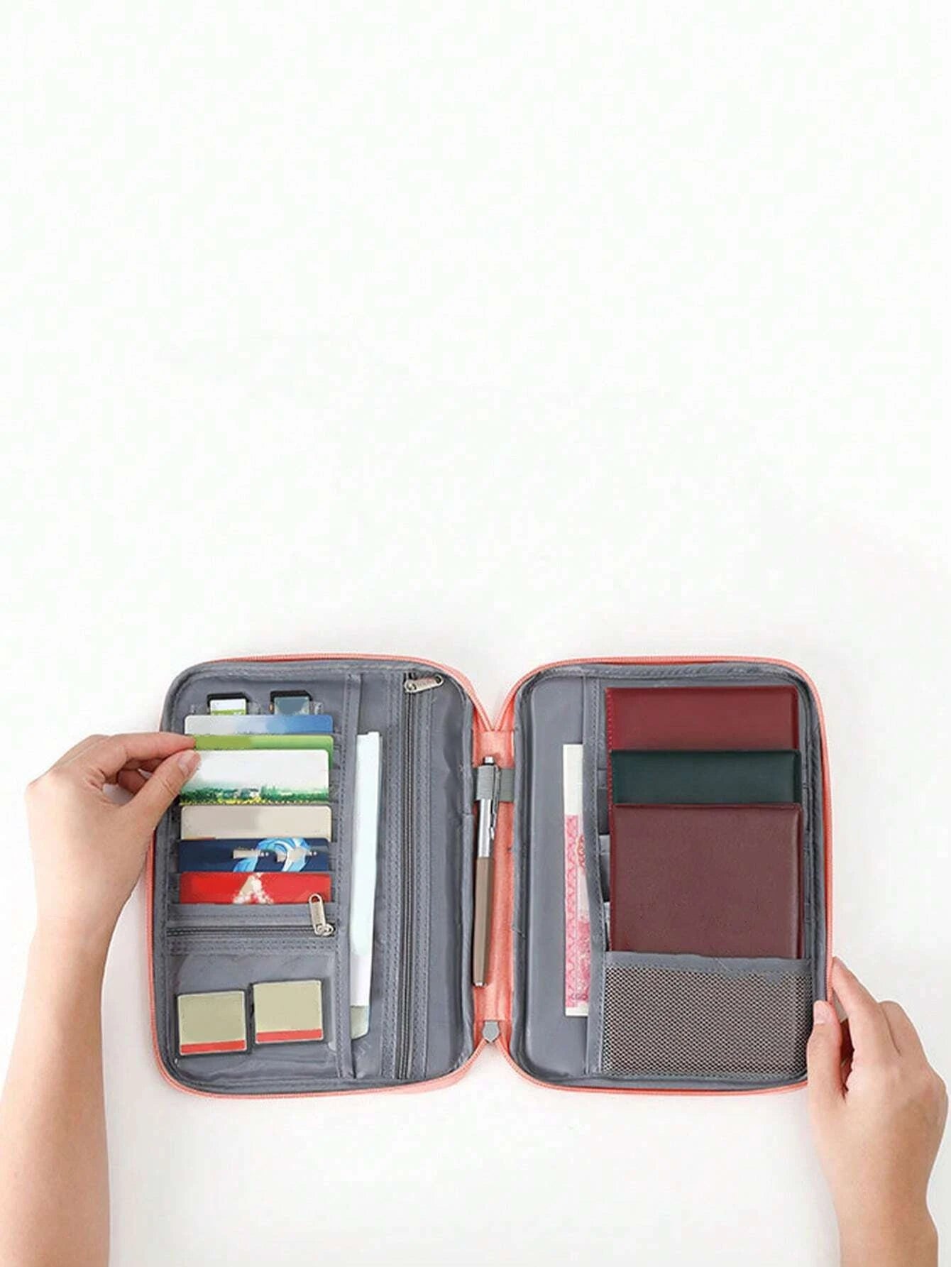 Travel Wallet For Passport Holder Waterproof Document Case Organizer Travel Accessories Cover