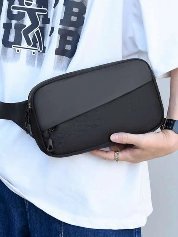 Men Minimalist Waist Bag Chest Bag, Gift For Father