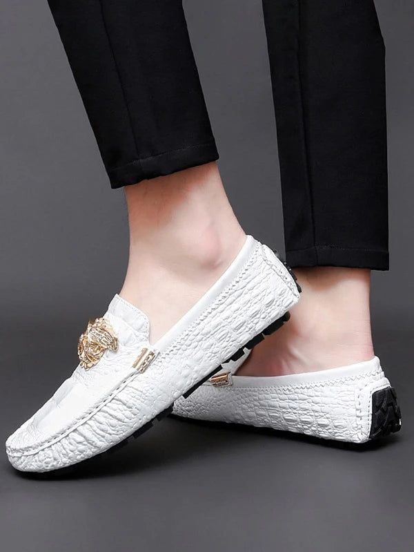 New Arrivals Men's Slip-on Penny Loafers, Outdoor All Seasons Lightweight Casual Dress Shoes, Trendy Big Size Shoes