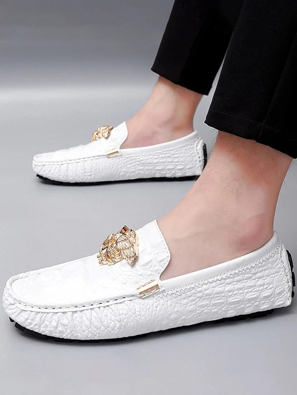 New Arrivals Men's Slip-on Penny Loafers, Outdoor All Seasons Lightweight Casual Dress Shoes, Trendy Big Size Shoes